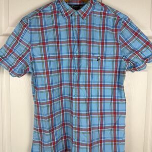 Loungefly Marvel Thor Plaid Button-Up - Medium